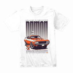 Hellcat’s Ancestor: Demon Muscle Car T-Shirt