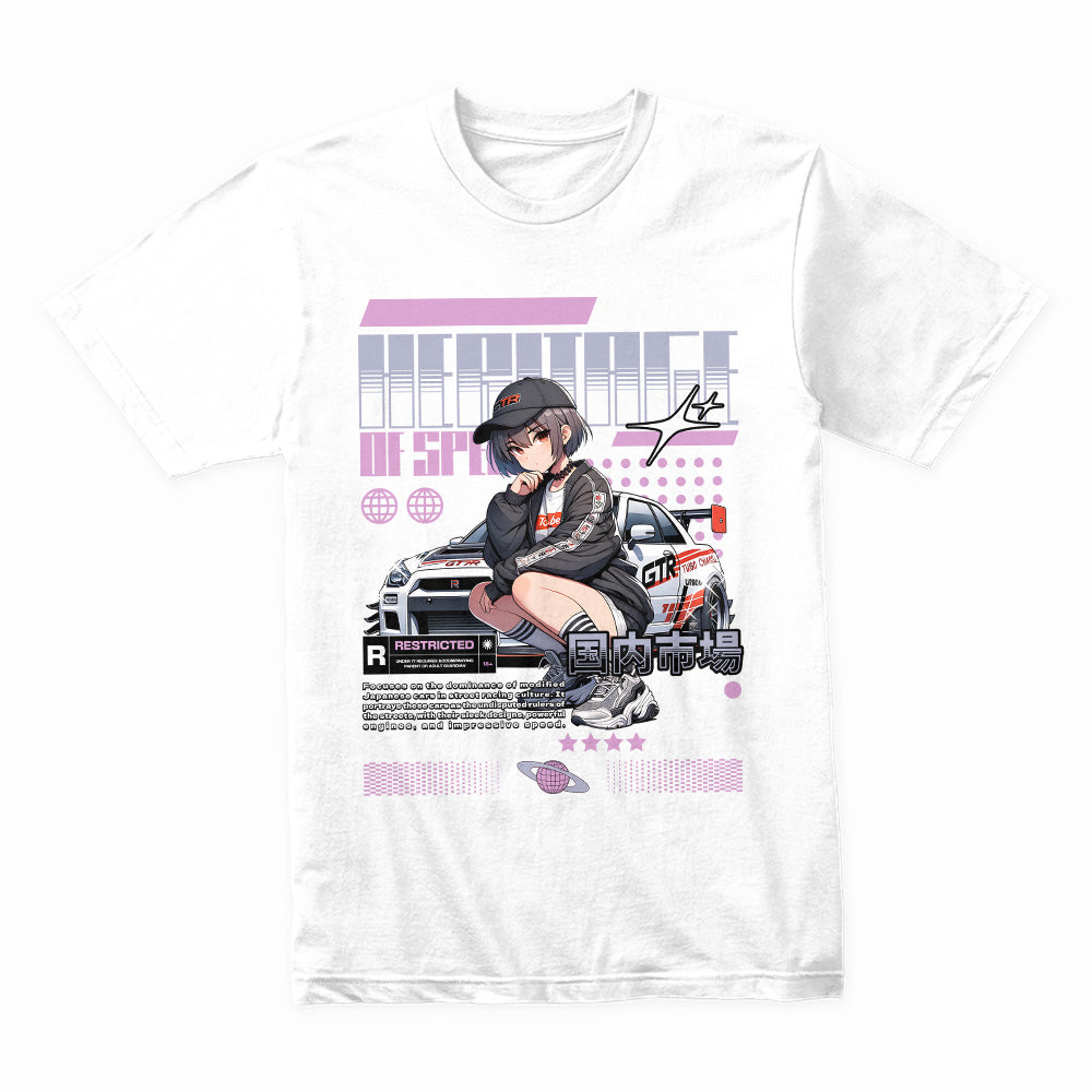 Heritage of Speed: JDM Anime Streetwear T-Shirt