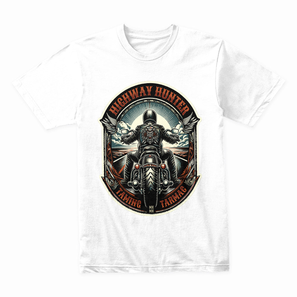 Highway Hunter – Taming the Tarmac Biker T-Shirt