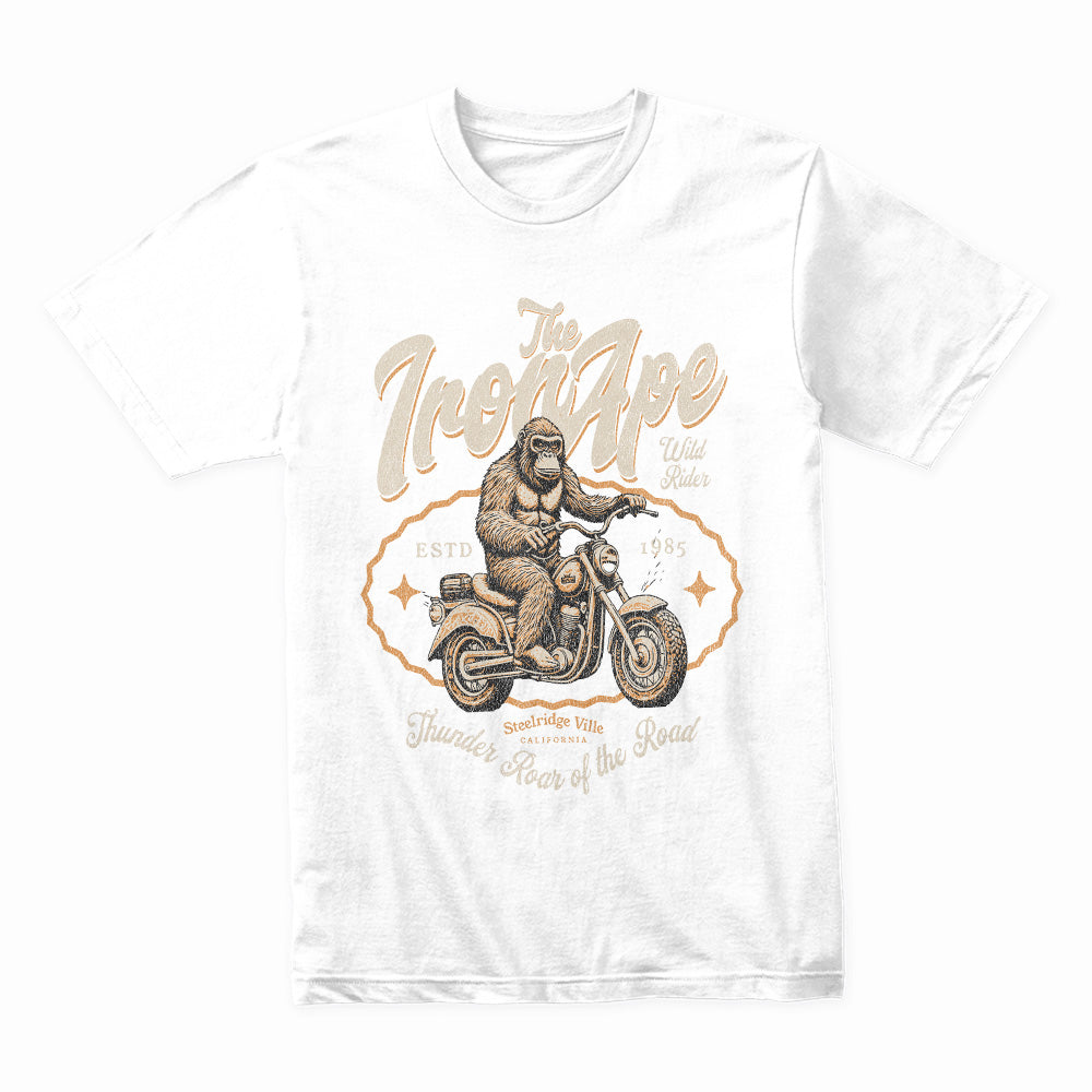 Iron Ape Wild Rider – Vintage Motorcycle Biker T-Shirt
