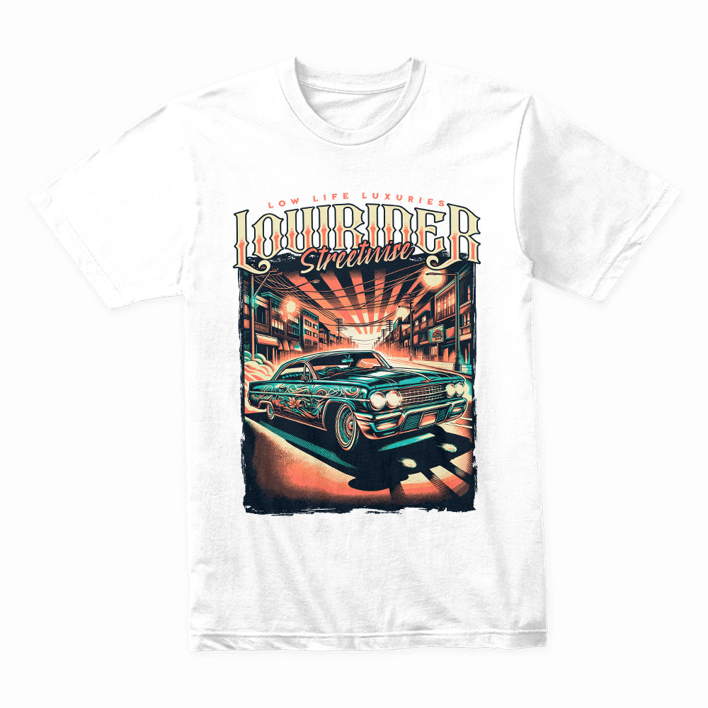 Lowrider Streetwise T-Shirt – Low Life Luxuries Edition