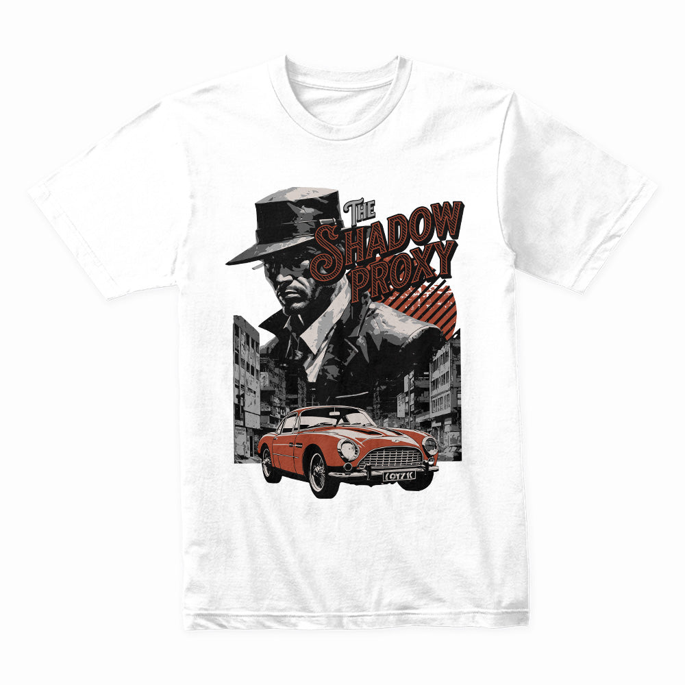 The Shadow Proxy T-Shirt – Mafia Noir Classic Car Edition