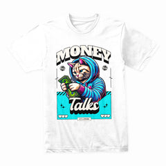 Money Talks Cat Streetwear Shirt