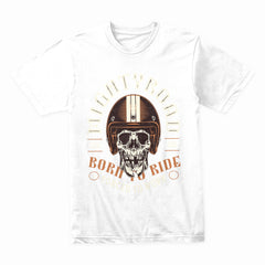 Mighty Road – Born to Ride, Forced to Work" Biker Spirit T-Shirt