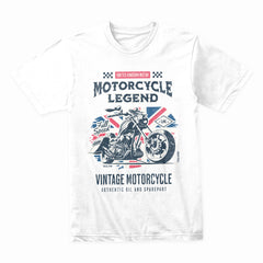 Motorcycle Legend – Vintage UK Chopper Retro Biker T-Shirt