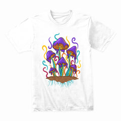 Psychedelic Purple Mushroom Shirt