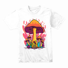 Psychedelic Orange Mushroom Shirt