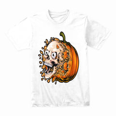 Pumpkin Skull Horror Shirt