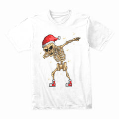 Dabbing Santa Skeleton Shirt