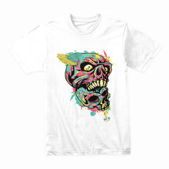Neon Zombie Skull Shirt