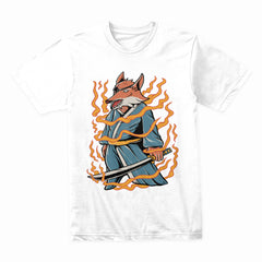 Flaming Fox Samurai Shirt