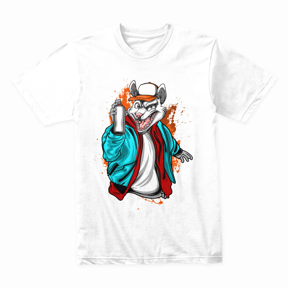 Graffiti Street Wolf Shirt
