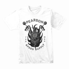 Pearson Speed Supply T-Shirt – Skull & Snake Biker Outlaw Tee