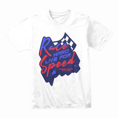Race Hard Live for Speed T-Shirt – Bold Racing Spirit Edition