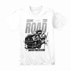 Race The Road T-Shirt – Unmatched Power Muscle Car Edition