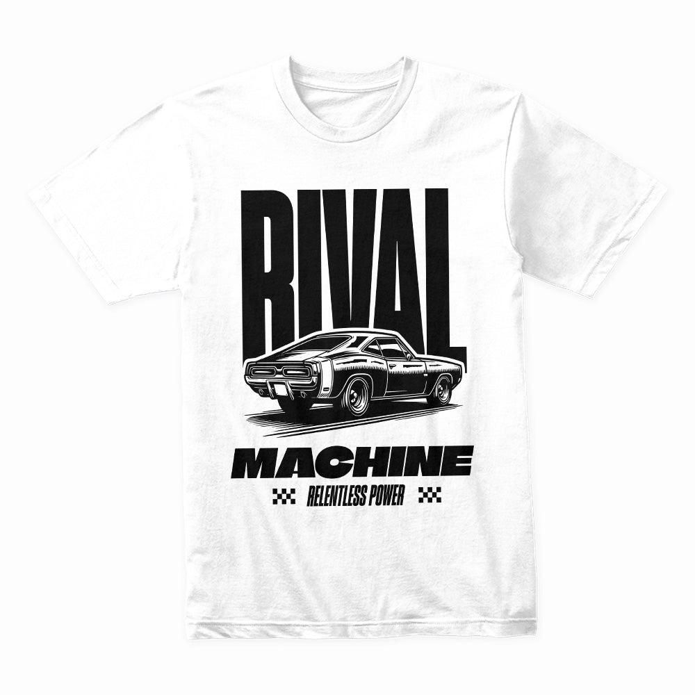 Rival Machine Classic Muscle Car T-Shirt – Relentless Power Edition
