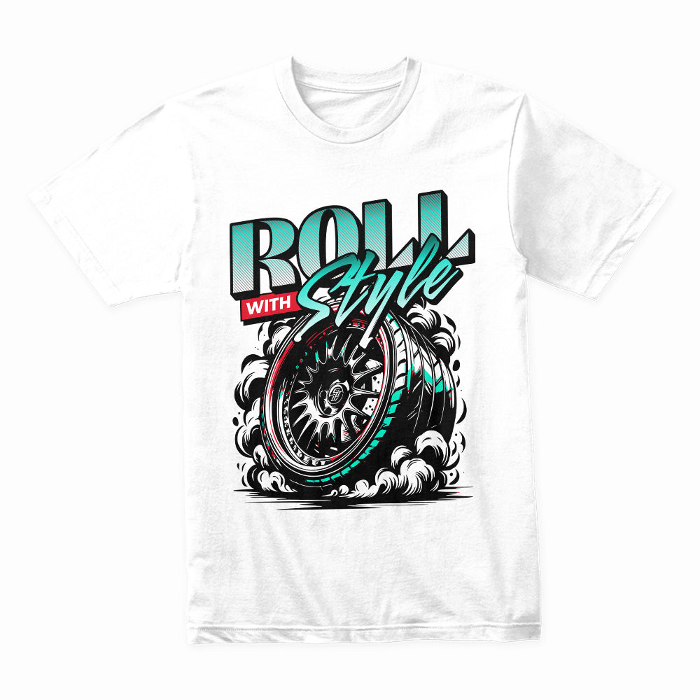 Roll With Style: Drift & Street Performance Wheel T-Shirt