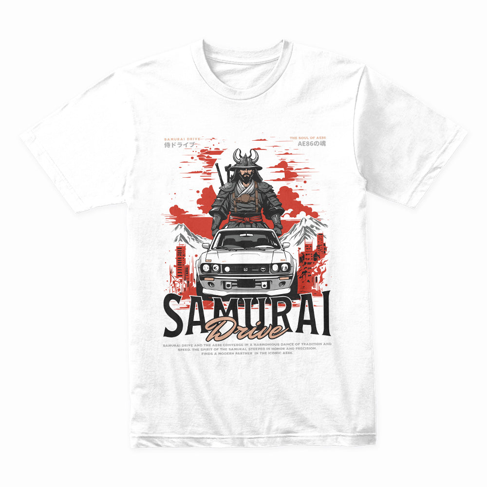 Samurai Drive: The Soul of AE86 — JDM Warrior Spirit T-Shirt