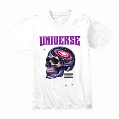 Galactic Mind: Exploring Universe Skull Tee
