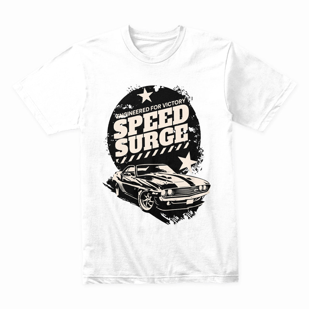 Speed Surge: Vintage Muscle Car Power T-Shirt – Engineered for Victory