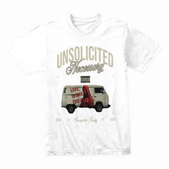 Unsolicited Necessary – Live Work Create Street Art T-Shirt