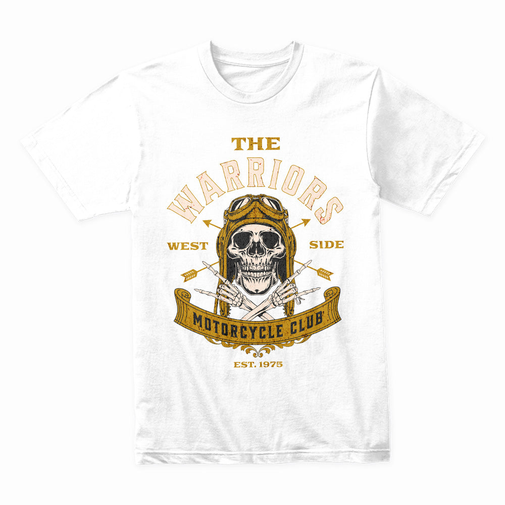 The Warriors Motorcycle Club T-Shirt – Skull Rider Biker Tee