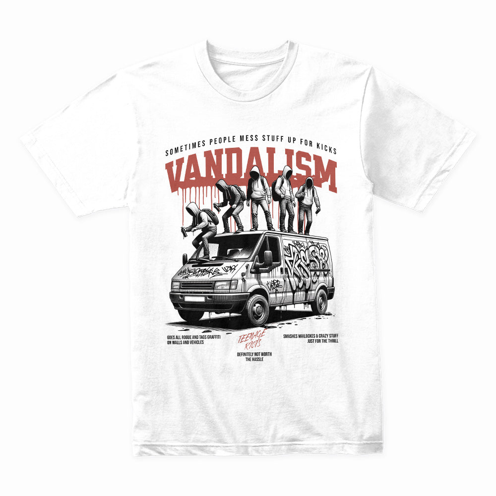 Urban Rebellion Graffiti Van – Vandalism Street Art T-Shirt