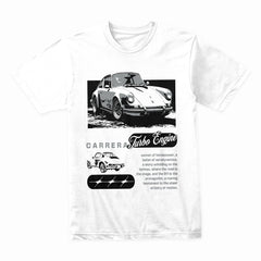 Vintage Porsche Carrera Turbo Engine – Retro Car Enthusiast T-Shirt
