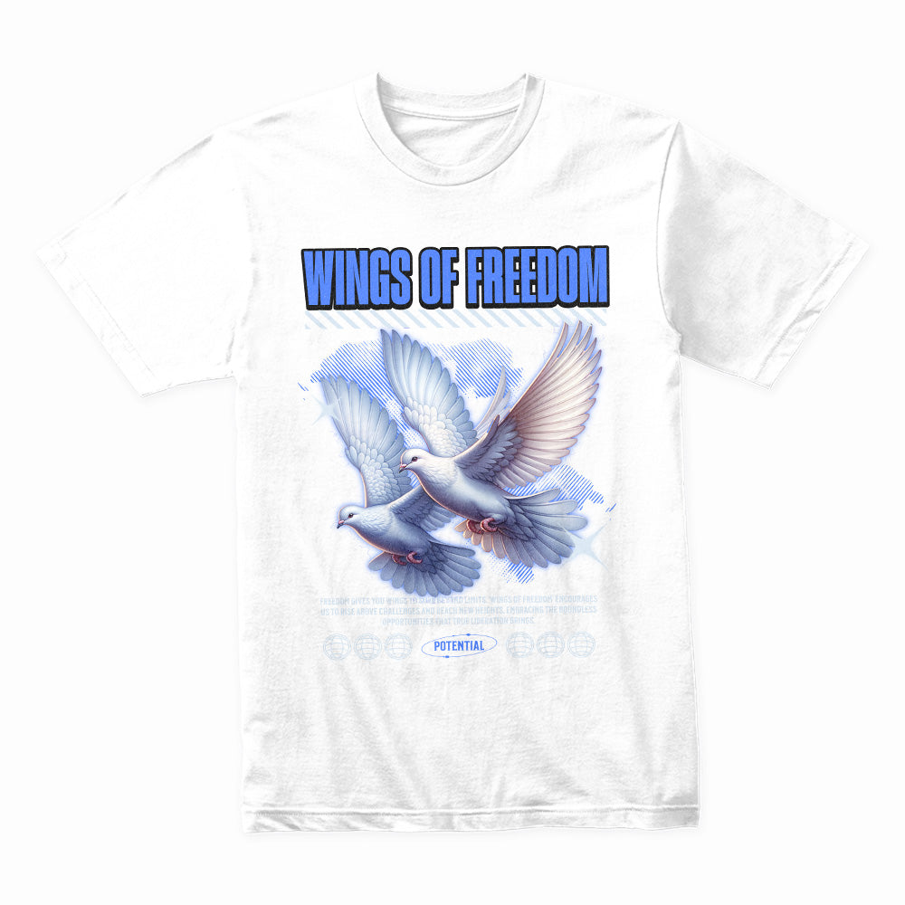 Limitless Flight: Wings of Freedom Tee
