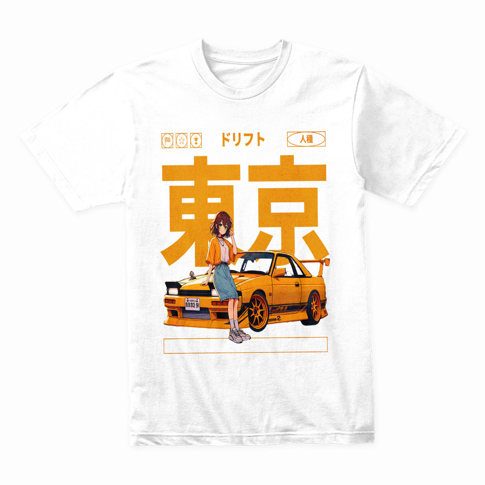 Tokyo Drift Girl — Anime Style JDM Street Racing T-Shirt