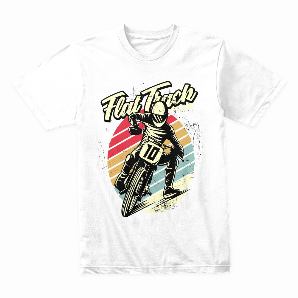 Flat Track Fury – Vintage Moto Speed Tee