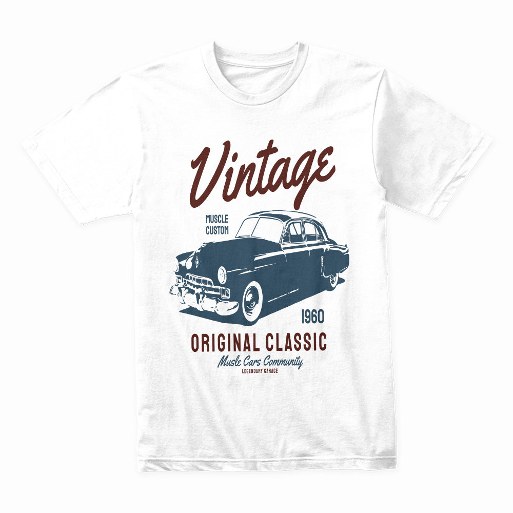Timeless Torque – 1960 Vintage Classic Tee