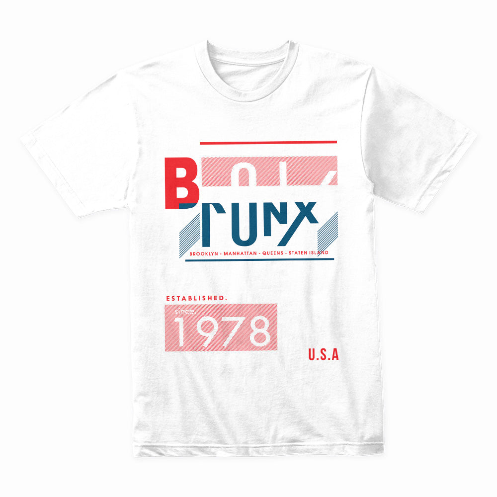 Bronx Bound – Indigo Denim Statement Tee