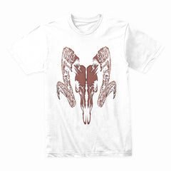 Infernal Horns: Crimson Skull Sigil Tee