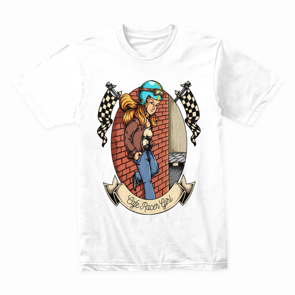 Throttle Beauty: Café Racer Girl Tee
