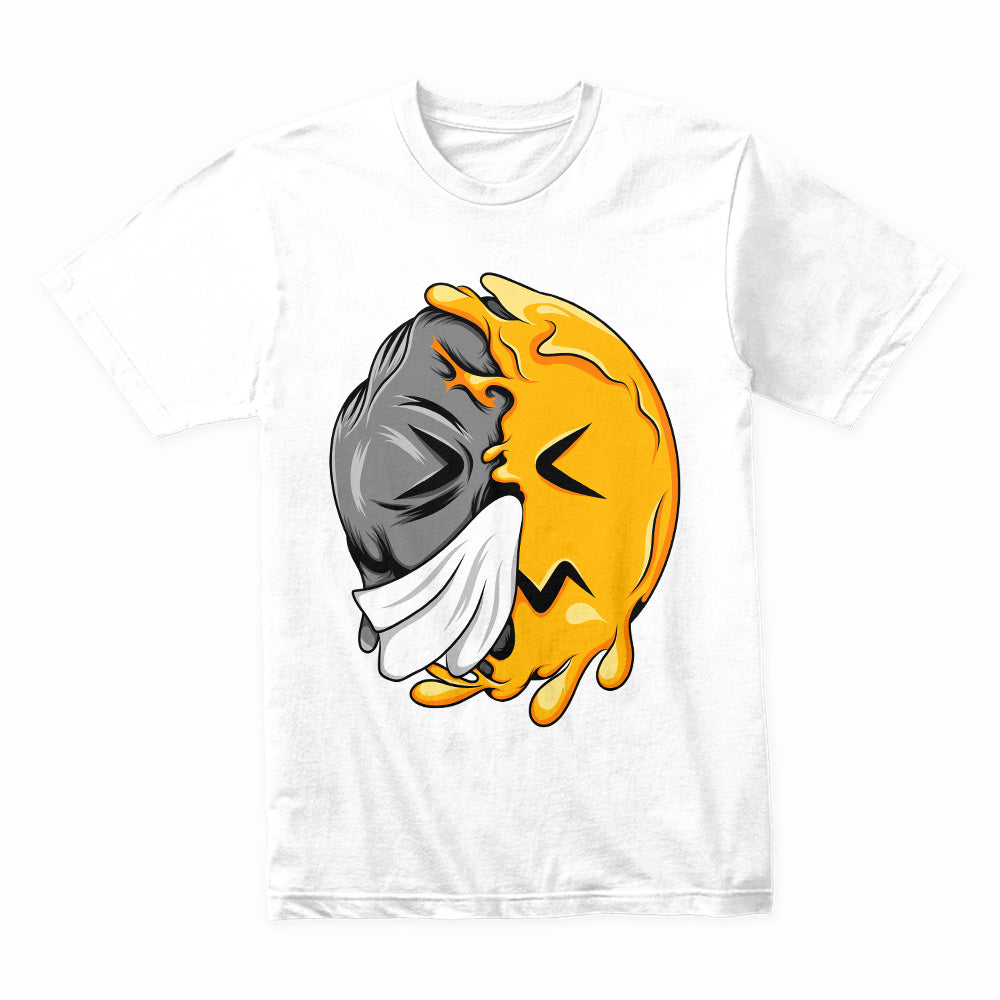 Crying Chaos: Masked Emoticon Split Tee