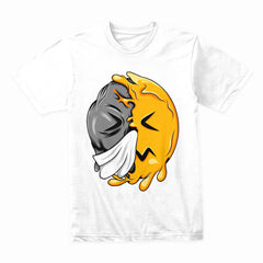 Crying Chaos: Masked Emoticon Split Tee