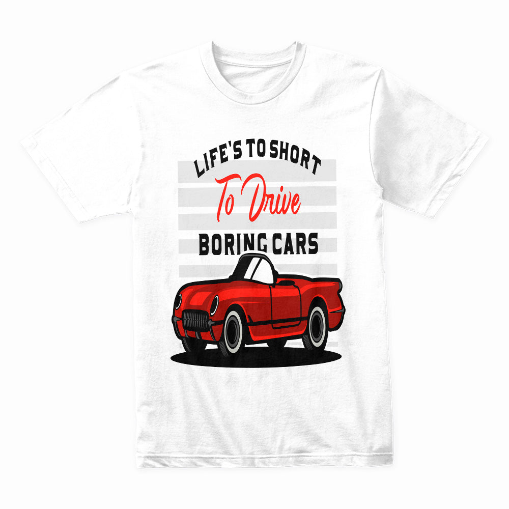 Drive With Passion - No Boring Cars Tee