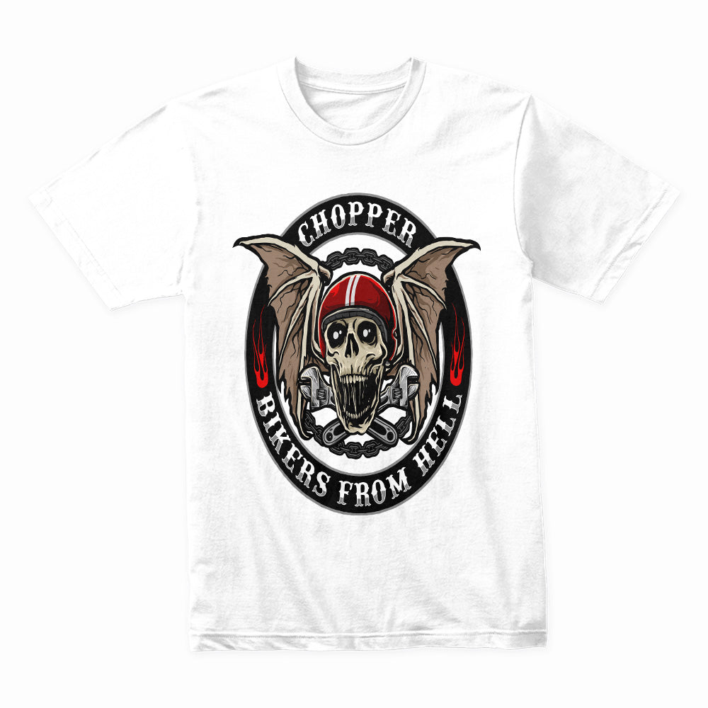 Bikers From Hell - Chopper Skull Rider Tee