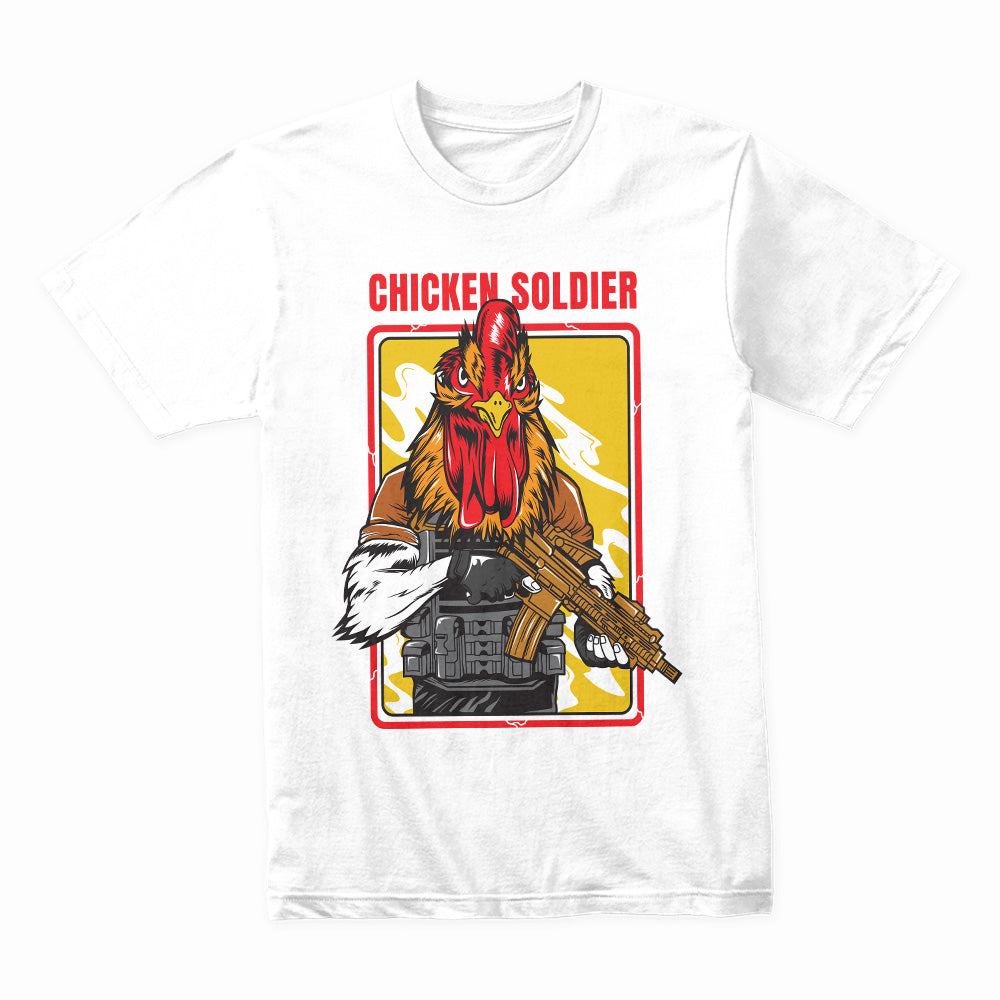 Chicken Soldier - Battle-Ready Warrior Tee