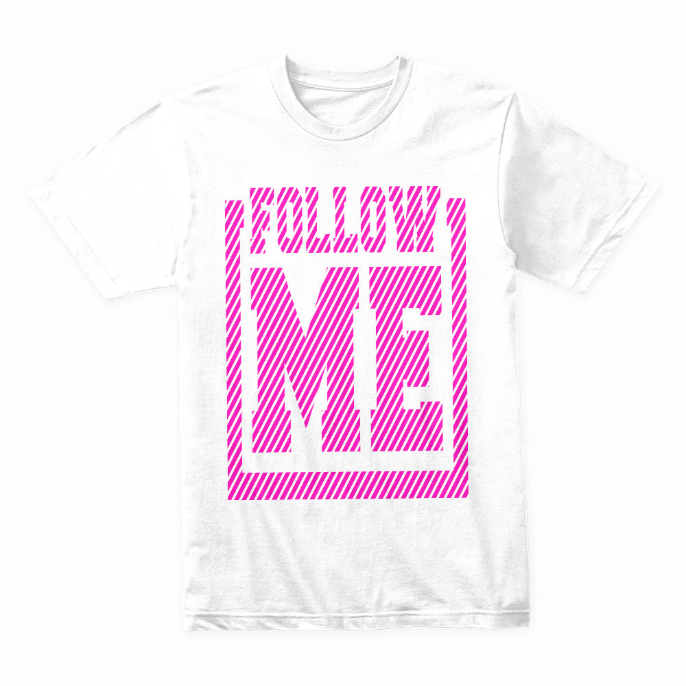 Follow Me: Bold Neon Statement Tee