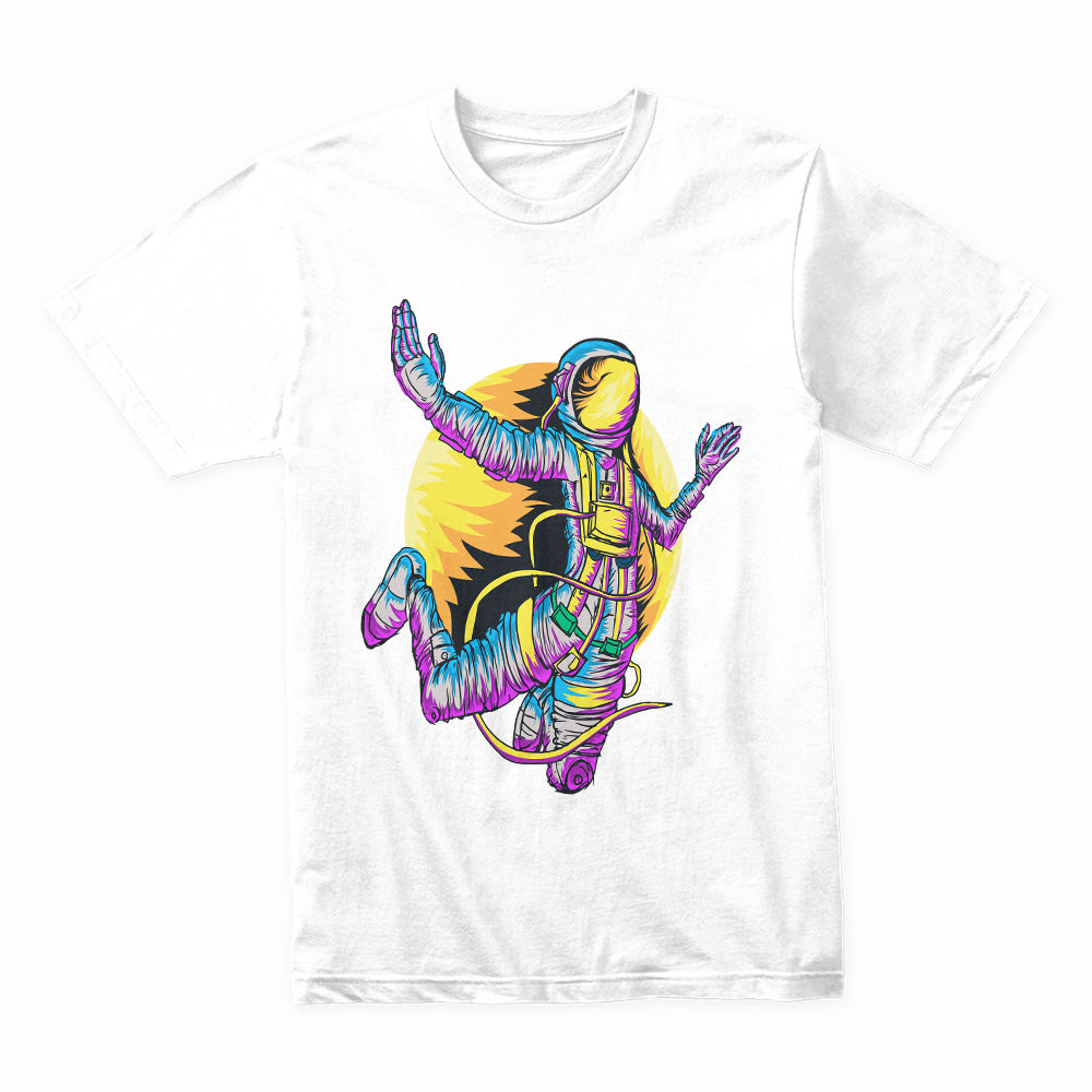 Cosmic Drift - Neon Astronaut Adventure Tee