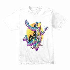 Neon Orbit – Cosmic Drift Astronaut Tee