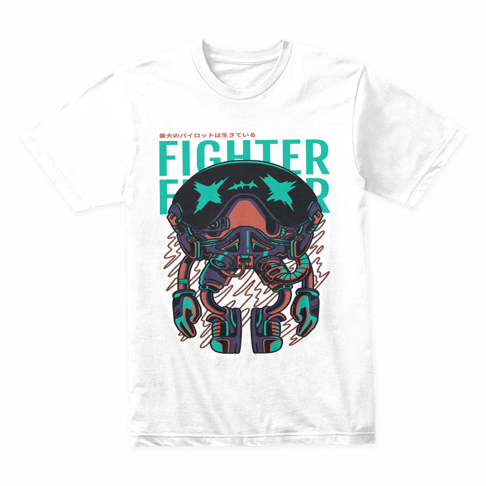 Neon Ace: Fighter Pilot Vision Tee