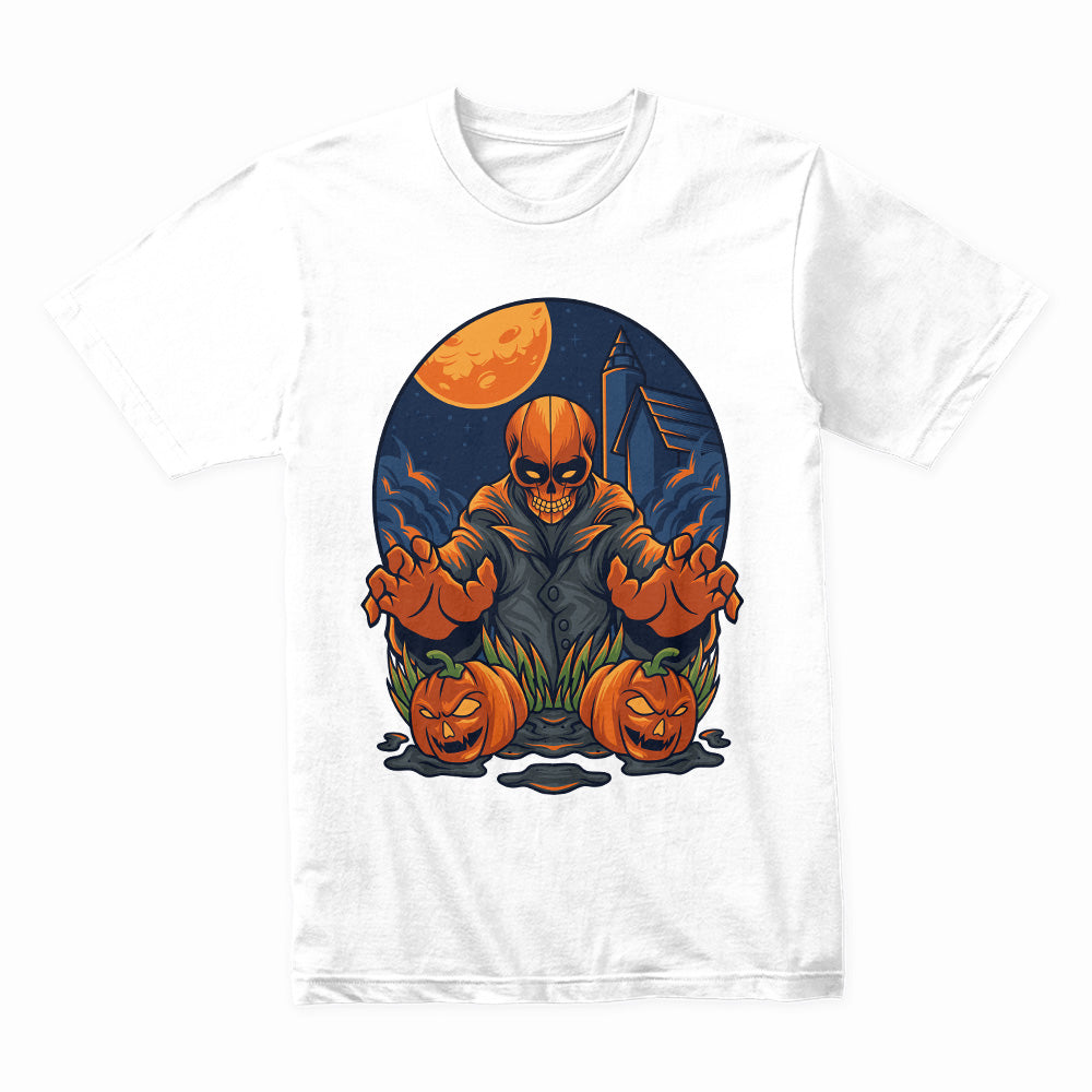 Pumpkin Reaper: Midnight Harvest Horror Tee