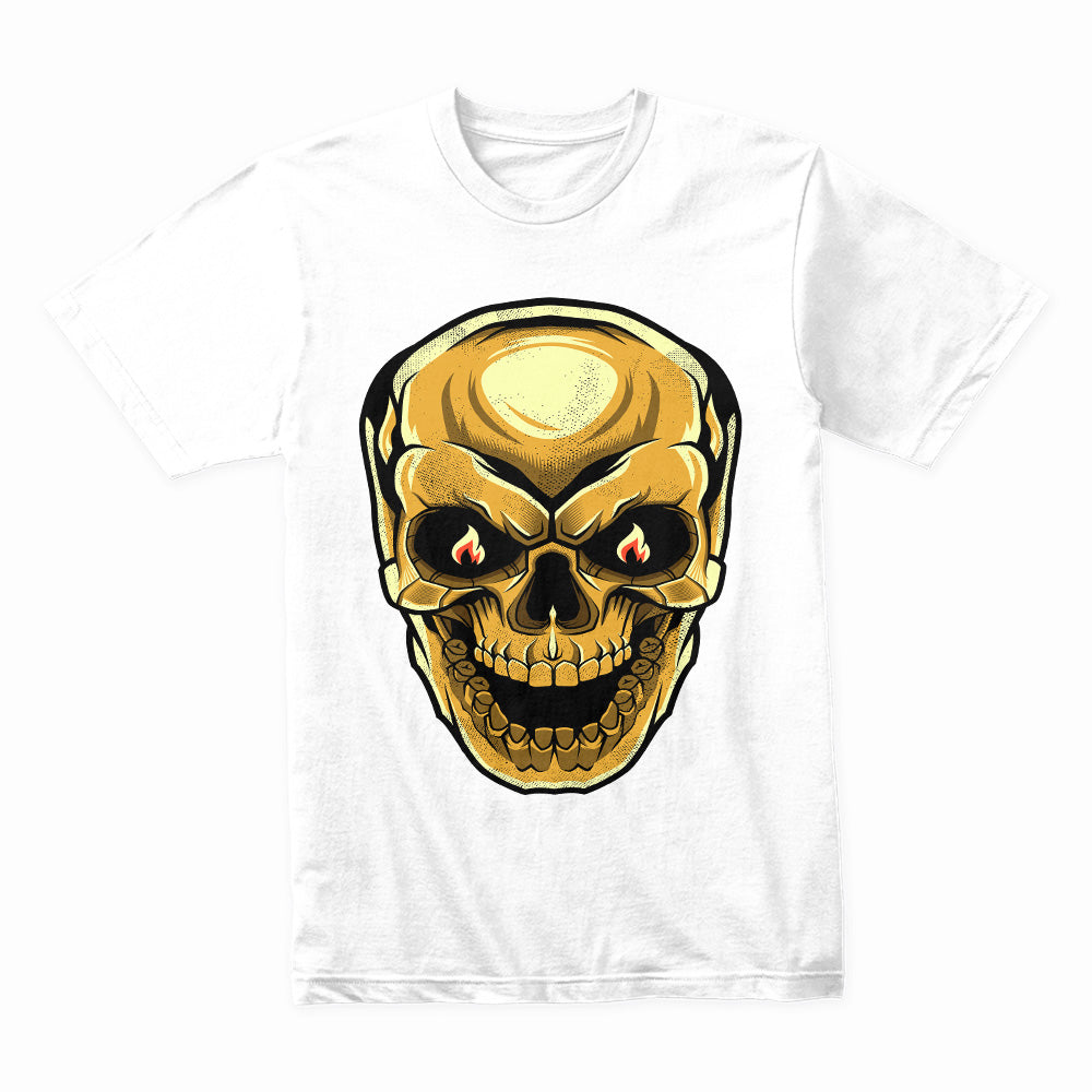 Inferno Grin: The Smiling Flame Skull