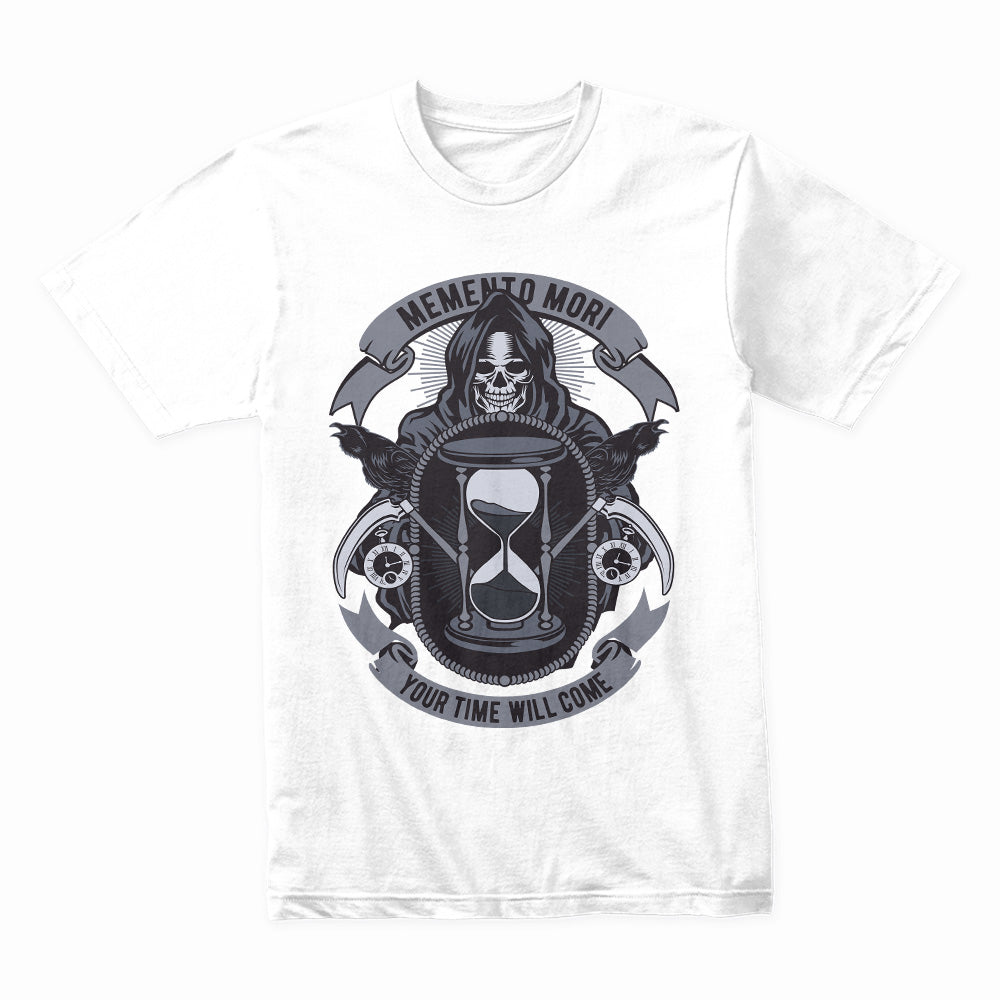 Memento Mortis: The Hourglass Reaper Tee