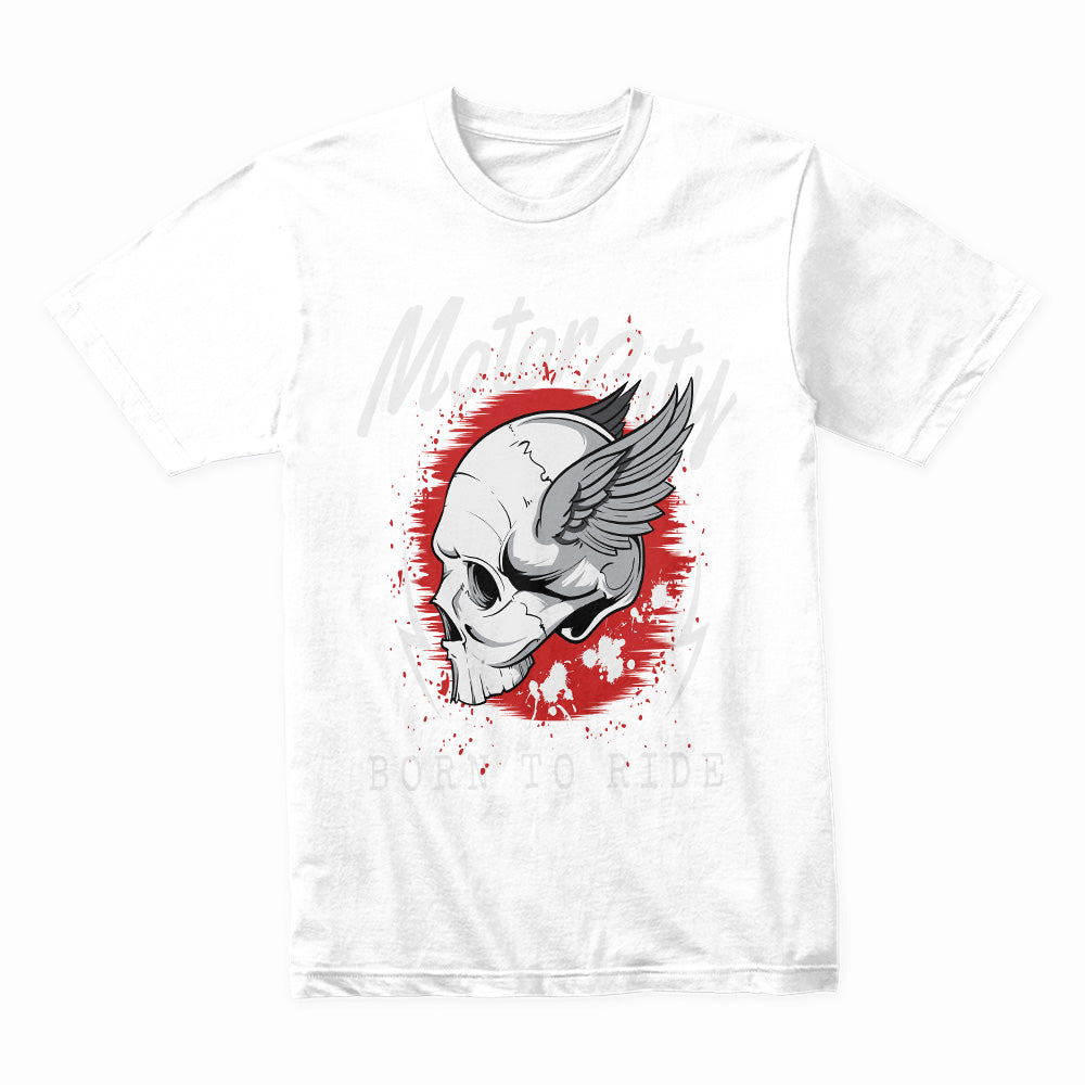 MotorCity Skull: Born to Ride Rebel Tee