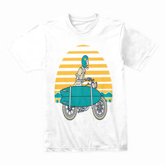 Sunset Rider: Skeleton Surf Escape Tee