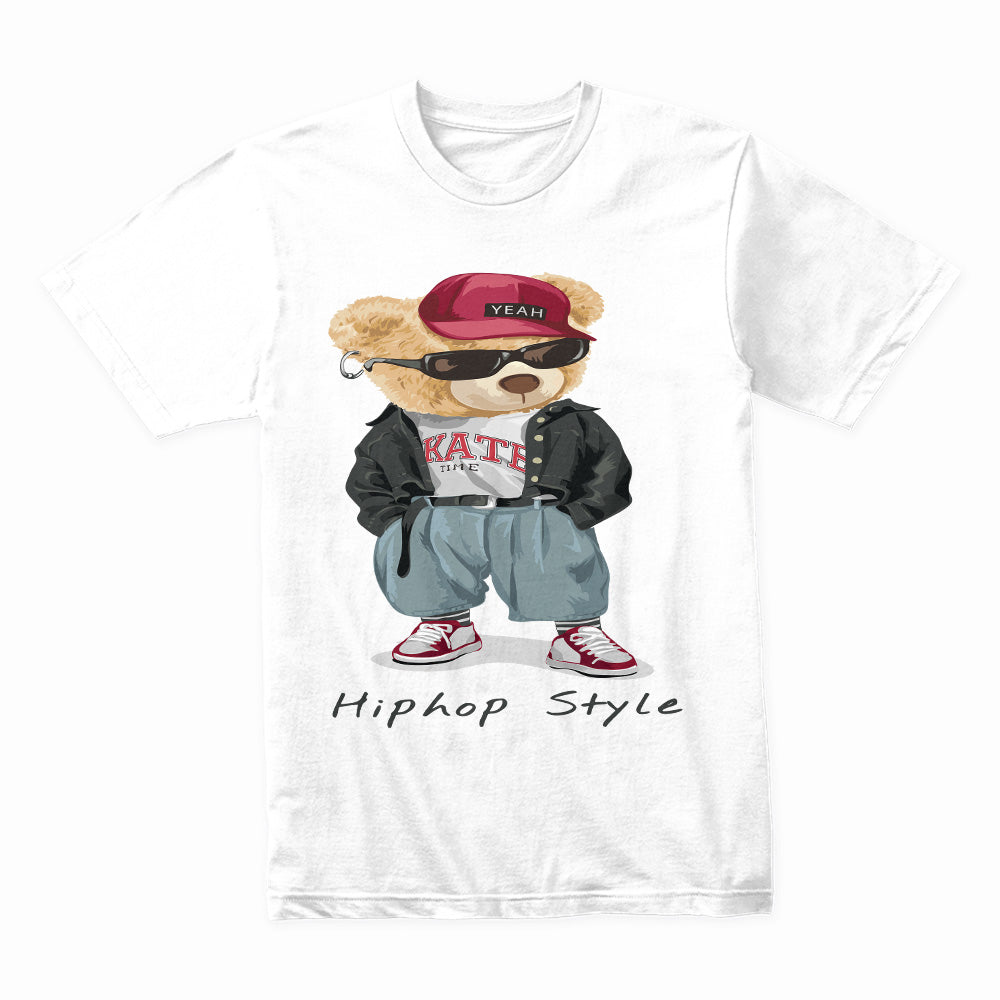 Street Bear Vibe: Hip-Hop Style Tee